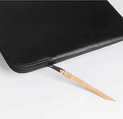 CONTACTS Slim Protective Laptop Sleeve 13-13.3 Inch Compatible with 13 Inch MacBook Pro & MacBook Air, Faux Leather Bag Water-Resistant Cover Notebook Computer Case for Mac - Tan-New…