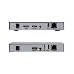 Tobo HDMI KVM Extender Cat5e/6 Rj45 60M USB HDMI KVM Switch Extension Sharing USB Mouse Keyboard Loop IR Compatible with PS-3 PS-4 X-box PC TV-TD-553H.