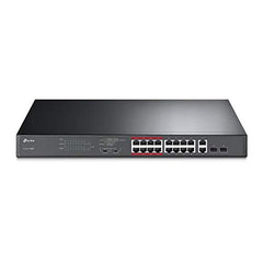 TP-Link 11 Port Unmanaged PoE+ Switch, 124W, Fanless, 8×FE+3GE(TL-SL1311MP)