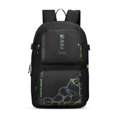 FOOTLOOSE by VIP Kinetic 30L Laptop Backpack (15.6"), 2 Compartments, Black