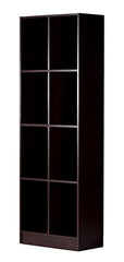 DeckUp Meritus-L 3-Shelf Engineered Wood Book Shelf and Display Unit (Walnut, Matte Finish)