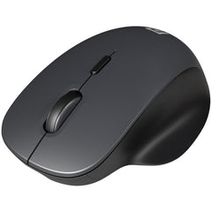 Portronics ToadGo Wireless Rechargeable Bluetooth Mouse with Thumb Rest Support, (Bluetooth + 2.4 GHz) Connectivity, Rechargeable Battery, Adjustable Dpi, Noise-Free Clicking, Wide Compatibility
