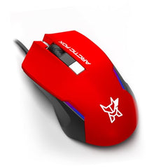 Arctic Fox Wired USB Gaming Mouse with Breathing Lights and DPI Upto 3600 (Charcoal Black)