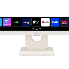 LG 27U511SA 68.58 cm (27 Inch) Full HD (1920x1080) IPS Smart Monitor with webOS, 100Hz, Wi-Fi, Bluetooth, Miracast, AirPlay2, Speakers, HDMI, USB-A, Slim Stand, 3-Side Virtually Borderless, (White)