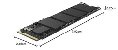 HIKVISION E3000 Internal NVMe PCIe M.2 SSD 2048GB, Internal Solid State Drive, Gen 3x4, 2280, 3D NAND Flash Memory, Up to 3500MB/s Read Speed