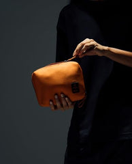 DailyObjects Polyester Monkey Shoulder X Do Vault Tech Organizer - Medium, Casual, Orange