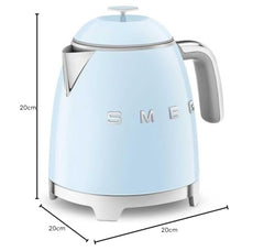 Smeg 0.8L Electric Kettle 1400W, Original Italian Brand, Patented Smeg Red Color, Highest Food Grade Stainless Steel Full Body, Soft Lid Opening System, Luxury 50's Style KLF05RDEU