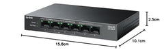 TP-Link LS108GP 8-Port Gigabit Desktop Ethernet Switch with 8-Port PoE+, 62 W PoE Budget, PoE Auto Recovery, Plug & Play, Metal Casing, Ideal for IP Surveillance & Network Security