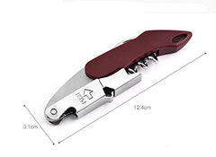 SYGA Three in one Wine Opener,Bottle Opener Made of Stainless Steel Black