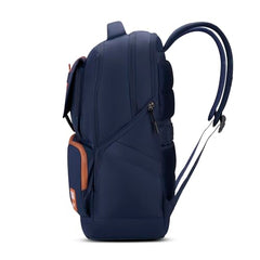 Skybags Hustle 15.6 Inch Compatible Laptop Backpack 31L | 3 Compartments with Flushed USB Ports (Type A & Type C) & Rain Cover | Side Bottle Pockets | Office & Travel Backpack for Men & Women (Navy)