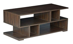 DeckUp Siena Engineered Wood Coffee Table (Dark Wenge, Matte Finish)