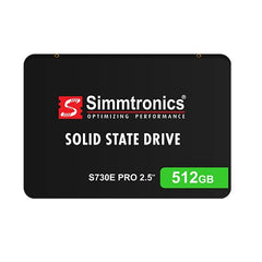 Simmtronics 512GB Sata 2.5 Inch Solid State Drive for Desktop and Laptop with Three Years Warranty
