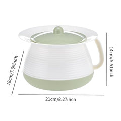 Enakshi Chamber Pot Urine Pot Spittoon Chamber Bucket for Home Use Female Male Elder Green|Health & Beauty|Medical, Mobility & Disability|Daily Living Aids |Package Includes:1x Chamber Pot with Lid