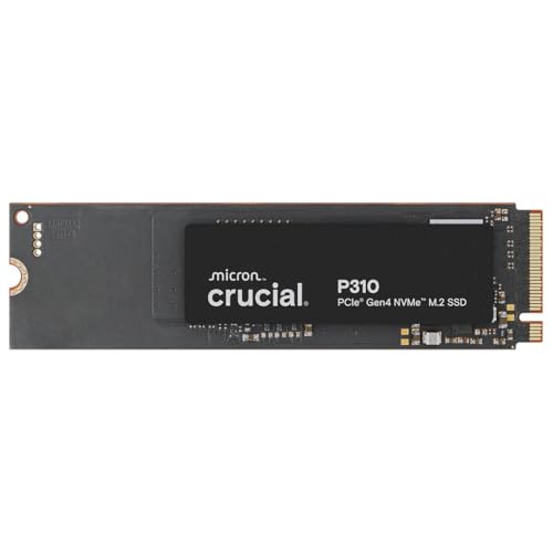 Crucial P310 4TB PCIe Gen4 2280 NVMe M.2 SSD Up to 7,100MB/s – with Acronis Offer, Internal Solid State Drive (PC) – CT4000P310SSD801