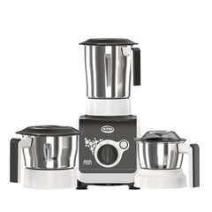 ULTRA Stealth neo MixerGrinder,750W,AISI304 Food Grade SS Jars &Blades,Serrated Stainless Steel Blades,Lesser noise,ABS Body,3Jars Small (0.5L),Medium (0.8L), Large(1.5L), 5Year Motor Warranty