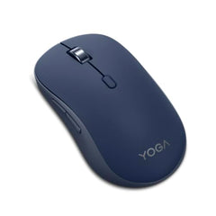 Lenovo Yoga Bluetooth Silent Mouse, 3 Level DPI Adjustment, 36 Month Battery Life, Bluetooth 5.3, 3 Device Paring, Whisper Quiet, Programmable Buttons, Smooth Finish, Luna Grey