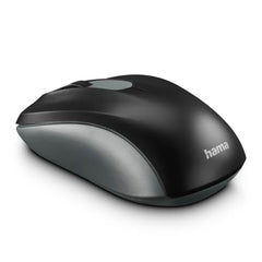 Hama AMW-200 Optical Wireless Mouse with Nano Receiver,1600 DPI Optical Sensor, 2.4GHz Connectivity, 3 Buttons Wireless Mouse - (Anthracite/Black)