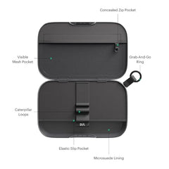 DailyObjects Vault Tech Kit Organiser for Canon EOS R50V | Compact Travel Case for Camera Cables, Chargers, Memory Cards & Accessories | Durable & Stylish Storage Pouch