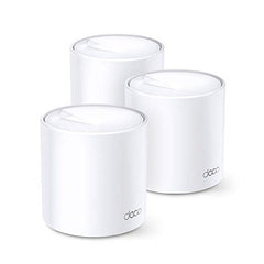 TP-Link Deco X20 Dual Band Next-Gen Wi-Fi 6 Mesh, AX1800 Whole Home WiFi System, Covers up to 5800 Sq. Ft,Replaces Routers and WiFi Extenders,Parental Control,Compatible with Alexa(3-Pack)(1800 mbps)