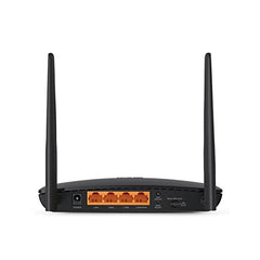 TP-Link TL-MR100 300Mbps 2.4GHz Wireless N 4G LTE, Wi-Fi N300, Plug and Play, Parental Controls, Guest Network, with Nano SIM Card Slot, WiFi Router, Black