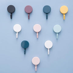 Shivstor 15 Pack Self Adhesive WallHook Heavy DutyHook for Hanging Without Drilling Transparent Nail Free StickyHook Strong Wall Hanger Set of 15 FlowerHook for Kitchen Bathroom Home Storage