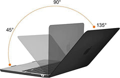 MOCA Case Compatible for New Apple MacBook Air 13 inch 2026 2025 2024 2022, M5 A3449 M4 A3240 M3 A3113 M2 A2681 Touch ID, Mac Air 13.6" Laptop Protective Plastic Hard Shell Cover (Crystal Clear)