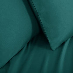 safhome Soft Pillow Covers 20 x 32 Inches - 100% Egyptian Cotton 400 Thread Count Set of 2 Pillow Cover Set Envelope Closure Hotel Quality Pillowcase - Aqua Blue