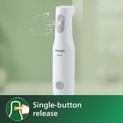 PHILIPS HL1681 Hand Blender, 300W Motor, Rust free steel arm | Easy single trigger operation |Specially designed blades |Ergonomically designed |Wall bracket for storage