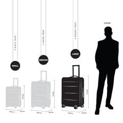 Kamiliant by American Tourister 3 Pc Harrier Edge 8W Set 56 Cm, 68 Cm & 78 Cm - Small, Medium & Large Polypropylene(PP) Hardside 8 Wheels Spinner Luggage Set/Trolley Bag Set (Slate Grey)