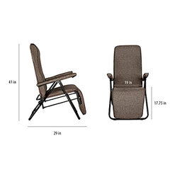 FURLAY Alloy Steel Recliner Chair Cloudy Apple Red