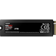 Samsung 990 PRO w/Heatsink SSD 2TB PCIe 4.0 M.2 Internal Solid State Hard Drive, Fastest Speed for Gaming, Heat Control, Direct Storage and Memory Expansion, Compatible w/ Playstation5, MZ-V9P2T0CW
