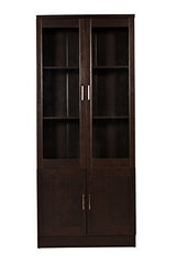 DeckUp Versa Engineered Wood Book Shelf and Display Unit (Dark Wenge, Matte Finish)