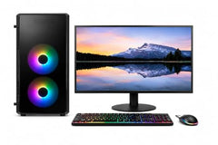 lavya Core i5 Desktop Computer PC | Gaming Pc Core i5-3 GEN (3670-Processor, 3.40 Ghz) 8 GB RAM | 256 GB SSD/RGB Keyboard+Mouse/20 Monitor/WiFi | HDMI| | USB 3.0 Windows 11 Pro & Office 21 Installed