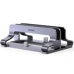 UGREEN Vertical Laptop Stand, Dual Slot Aluminum Holder