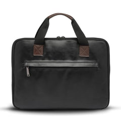 VISMIINTREND Laptop Leather Bag for Man | Coffee Brown