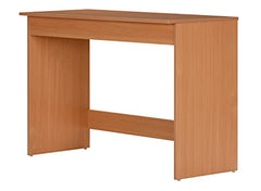 DeckUp Eden Home Engineered Wood Study Table and Office Desk (White, Matte Finish)