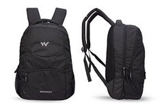 Wildcraft Polyester Stylish 25.6 Liters Multi-Colour 4 Compartment Laptop Backpack (Black)