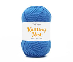 Craft Affair | Knitting Nest Acrylic Yarn (200 Meter, 100 Grams, 2mm) / Woolen Yarn/Acrylic Yarn for Knitting and Crocheting-Olive