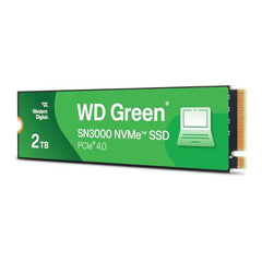 Western Digital 2TB WD Green SN3000 NVMe Internal SSD - Solid State Drive - Gen4 PCIe, M.2 2280, Up to 5,000 MB/s - WDS200T4G0E