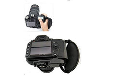 SYGA DSLR Camera Hand Grip Wrist Strap Oval Shape Black Strap