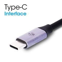ZEBRONICS TA210U, 4 in 1 Type-C to USB Hub, USB 3.0, 4 USB Ports, Speeds Upto 5 Gbps, Metal Body, for Mac | Laptops, Black