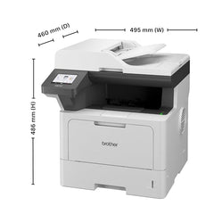 Brother DCP-L5660DN (New Launch) Auto Duplex Laser Printer, 48 PPM, Dual Scanning, Print Scan Copy, 3.5" Touch Screen Display, 70 Pages ADF, LAN, 250 Sheet Tray, 11000 Pages Toner, Free Installation