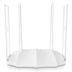 Tenda AC5 V3 AC1200 Wireless Dual Band WiFi Router, Speed Up to 867Mbps/5GHz + 300Mbps/2.4GHz, IPV6, Parental Control, Support Guest Network, 4*6dBi Externe Antennen (White)