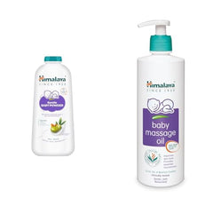 Himalaya Baby Massage Oil 200ml | All-round growth | Strong Bones & Muscles | Ashwagandha, Country Mallow & Aloe Vera | No.1 Dr. Recommended Brand| Vitamin E | 99% NOI | Mineral oil free