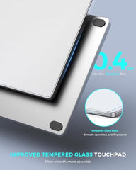JOMAA Wired touchpad Supports Multi Gesture Control, Touch Mouse, and Second Hole pad, Suitable for Windows and Mac (Silver)