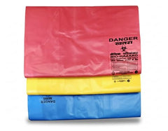 HEAN Bio Hazard Waste Disposal Bags, 20x24 inch, 75 Micron, Bio Medical Garbage Bags (Yellow - 10)