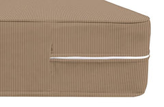 HOMEKART Premium Cotton 220TC 78 x 72 x 8 King Size Double Bed Mattress Cover Protector with Zip/Chain|Provides All Around Protection - 1 pc Multicolor (Grey, 78 x 72 x 8)