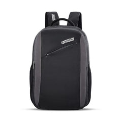 American Tourister Martt+ 01 | 28L Backpack | 17" Laptop Bag | 3.5 Compartments | Office & College Backpack for Men and Women | Rain Cover Included | Grey | 1 Year Global Warranty