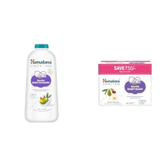 Himalaya Gentle Baby Soap for Newborns | No Post Bath Dryness | B3G1 FREE - 125g | Gentle Cleansing With Phyto-Oil Complex of 100% Natural Oils of Almond & Olive| No. 1 Doctor Recommended Brand