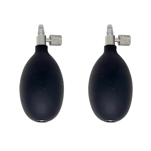 (Pack of 2) VATS Bp Bulb With Valve For Sphygmomanometer For All Brands (Black)